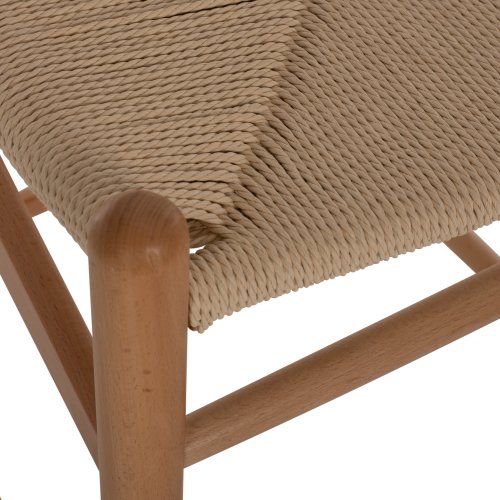 BARHOCKER "BRAVE" BUCHENHOLZ NATURAL WISHBONE RÜCKEN 48x53x100 cm