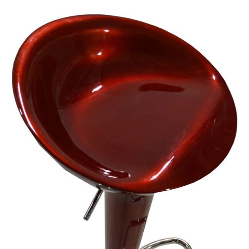 Barhocker Daisy mit edlem Design in rot