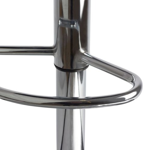 Modern bar stool without backrest in red