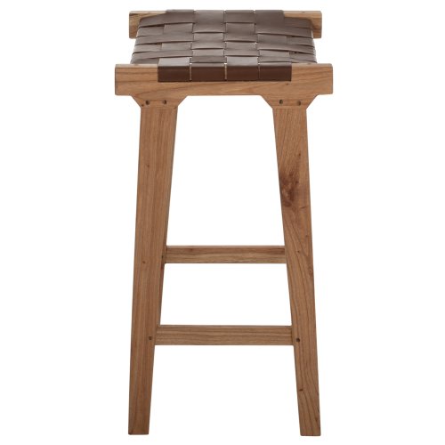 BARHOCKER MASSIVES TEAK NATUR 40X35X65H