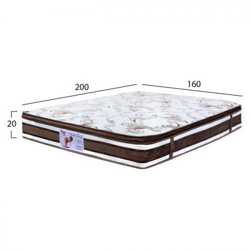 MATTRESS 160X200 WITH SUPER POCKET SPRING LATEX TOP WW349.02 (ROLL PACKING)