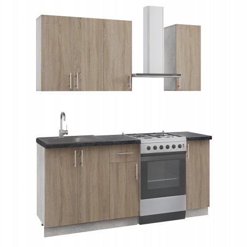 KITCHEN COMPOSITION MELAMINE SONOMA COUNTERTOP LAMINATE 120x47x84,8 cm WW2465.01