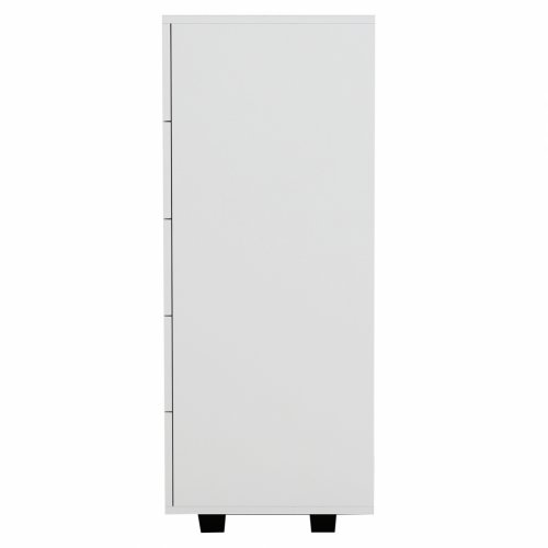 MELAMINE DRAWER WITH 5 WHITE DRAWERS 80Χ40Χ100 cm
