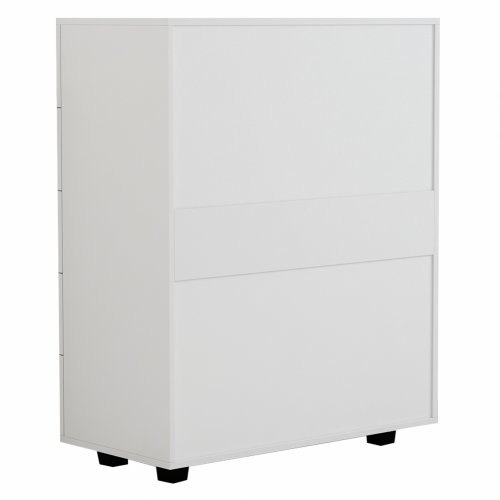 MELAMINE DRAWER WITH 5 WHITE DRAWERS 80Χ40Χ100 cm