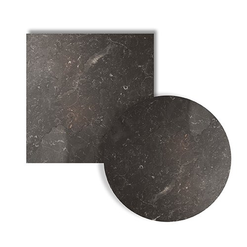 Table top marble "Nero Marquina" 70x70cm 20mm thick