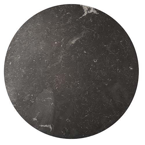 Table top marble "Nero Marquina" ø70 cm 20mm thick
