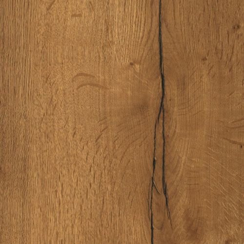 Tischplatte Melamin "Eiche Cognac" Ø70 cm 25mm Stärke