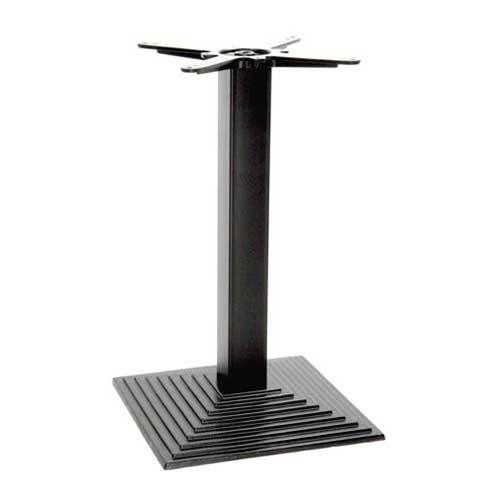 Tischuntergestell "Cardiff Square" aus Gusseisen 72cm Höhe in Schwarz