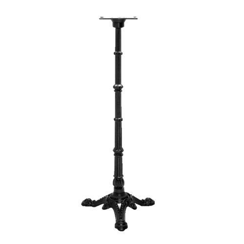 Tischuntergestell "London 3 bar" aus Gusseisen 107cm Höhe in Schwarz