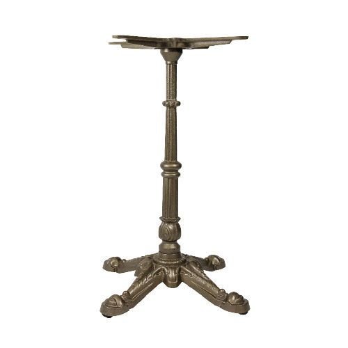 Table base "London-4" made of cast iron 70 cm high in brass