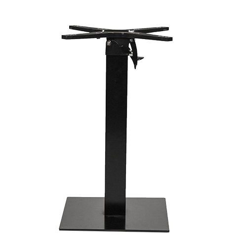 Tischuntergestell "Senta" aus Gusseisen 72cm Höhe in Schwarz