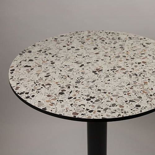 HPL Tischplatte "Enfiber Stones" Ø70cm 12mm Dicke