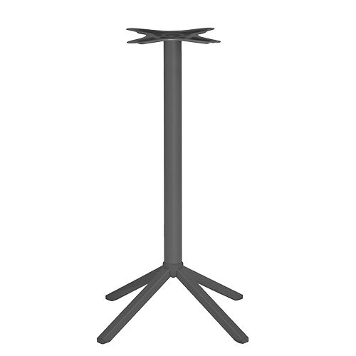 Outdoor table base "Mona" made of aluminum 108cm high in anthracite