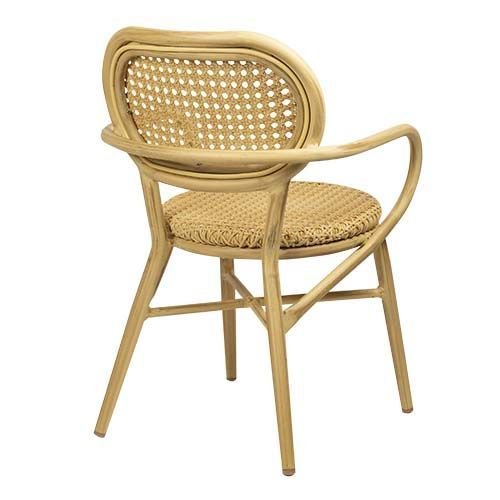 Outdoor Sessel "Jaya" Aluminium in natürlich beige stapelbar