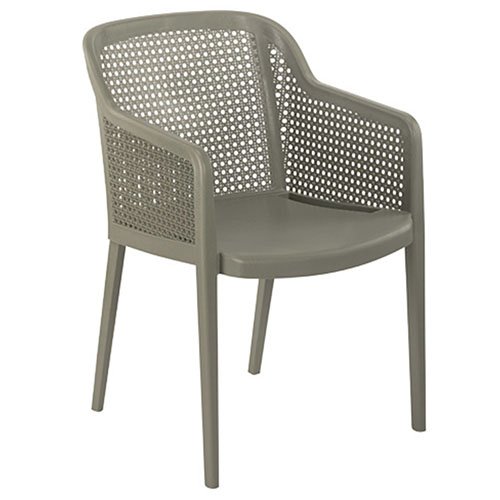Sessel "Octa" aus Polypropylen in Taupe