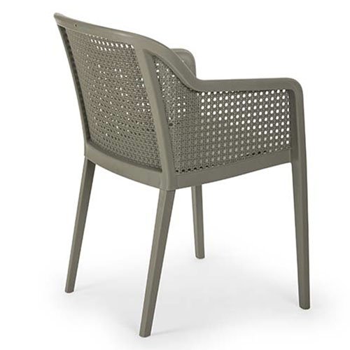 Sessel "Octa" aus Polypropylen in Taupe