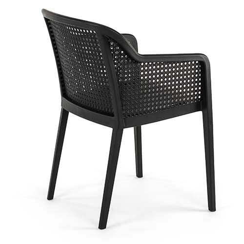 Sessel "Octa" aus Polypropylen in Schwarz