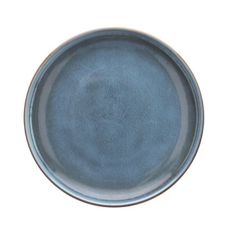Flacher Teller Tognana Terra in Blau Ø28 cm 6 Set