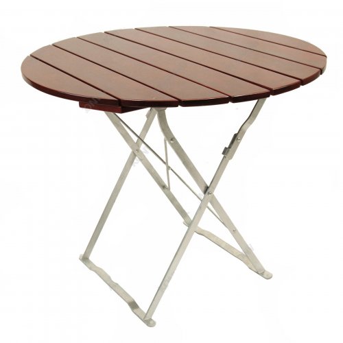 Hochwertiger klappbarer Biergarten-Tisch 90 cm x 75 cm