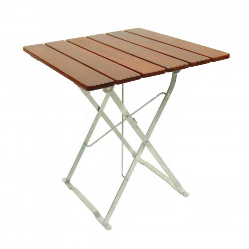 Hochwertiger klappbarer Biergarten-Tisch 80x80 cm