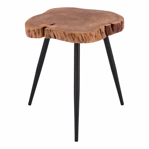 Beistelltisch "Jax" aus massivem Akazienholz 38x40x48 cm