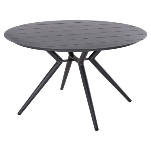 Runder Gartentisch, höher, ANTHRAZIT, ALUMINIUM, Φ126Χ73Hcm