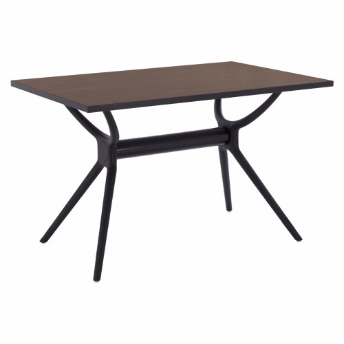 POLYPROPYLEN TISCH & HPL OBERFLÄCHE UND MDF ESCHE SCHWARZ