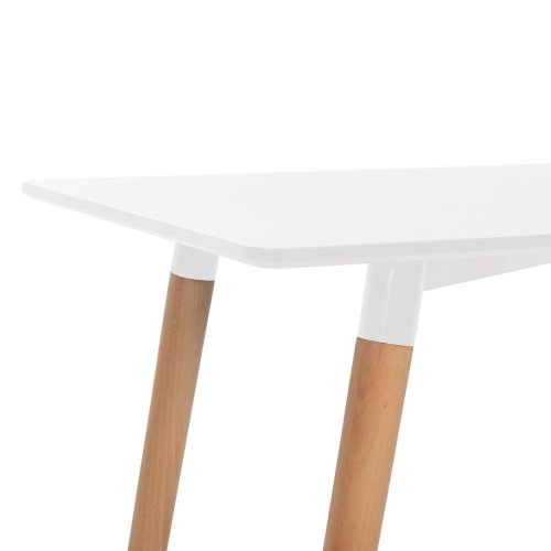 Rechteckiger weißer Tisch 120x80x73H cm