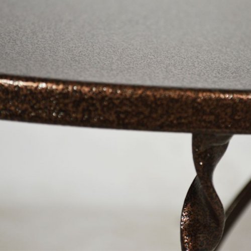 Metall Tisch in Braun Metallic 0602440