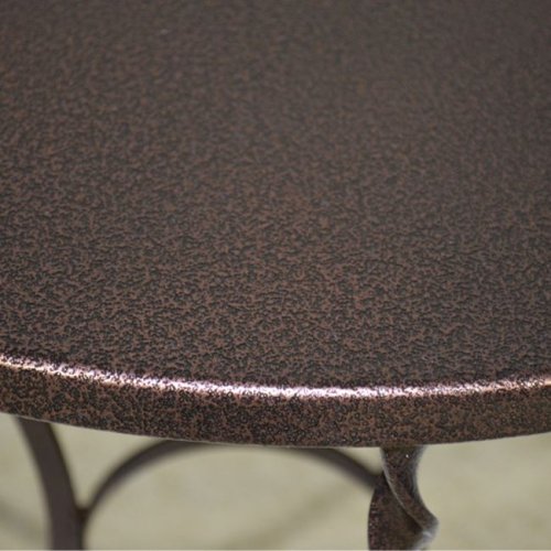 Metall Tisch in Braun Metallic 0602440