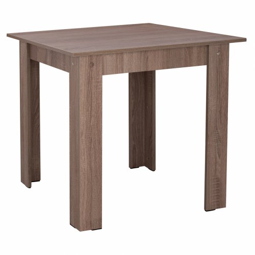ΚΟΥΖΙΝΑΣ ΤΡΑΠΕΖΙ ΚELVIN ΣΟΝΑΜΑ OAK TRUFFLE 80x80x77 εκ.
