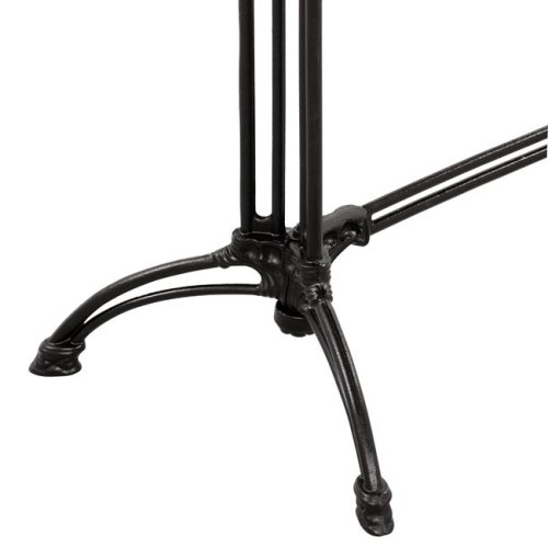 Komplett-Tisch aus Gusseisen mit Marmoroberfläche 110x70xH72,5 cm