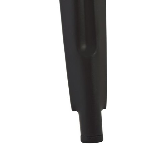 Metal table in matt black color 120x80x76 cm