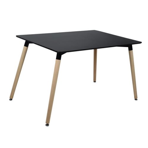 Rechteckiger schwarzer Tisch 120x80x73H cm
