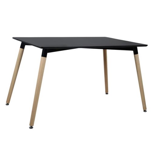 Rechteckiger schwarzer Tisch 120x80x73H cm