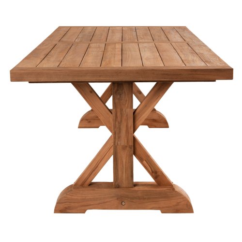 ESSTISCH KRONOS RECYCELTES TEAKHOLZ IN NATURAL 240x100x75 cm