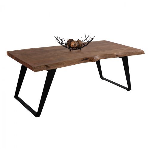 Couchtisch Alicia Eichenholz massiv 118x59x47 cm