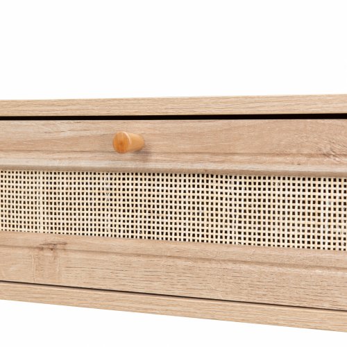 Couchtisch "Colm" im Rattan Design 110x59x39,5 cm