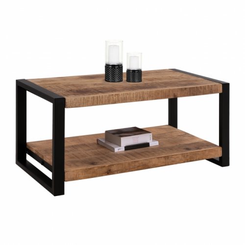 WOHNZIMMERTISCH AUS MASSIVHOLZ MANGO 100x45x45,5 cm