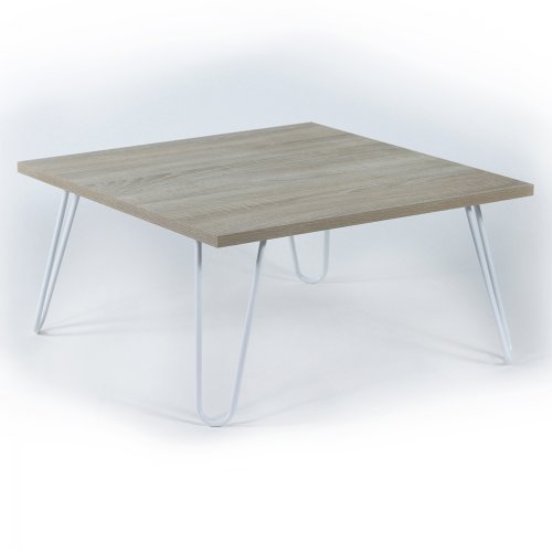 WOHNZIMMERTISCH DIANE SONAMA WEISS 60x60x29 cm
