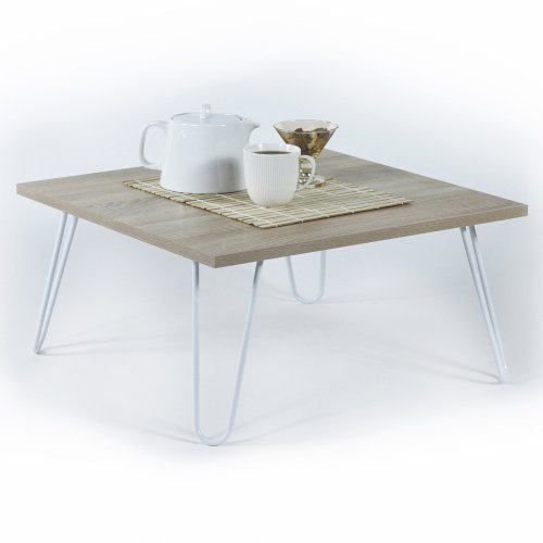 WOHNZIMMERTISCH DIANE SONAMA WEISS 60x60x29 cm