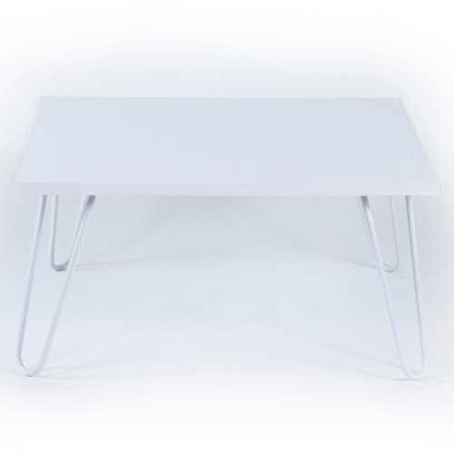 WOHNZIMMERTISCH SILLIA WEISS 60x60x29 cm.