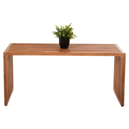 COUCHTISCH NYA TEAKHOLZ IN NATURFARBE 1STÜCK 100x50x45H cm