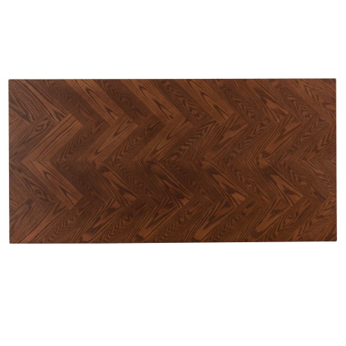Couchtisch MDF mit speziellem Eschenfurnier in der Farbe Walnuss, 120 x 60 x 45 cm