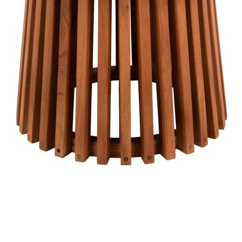 COUCHTISCH RUND MASSIVES MINDIHOLZ-NATÜRLICH Φ80X45H cm