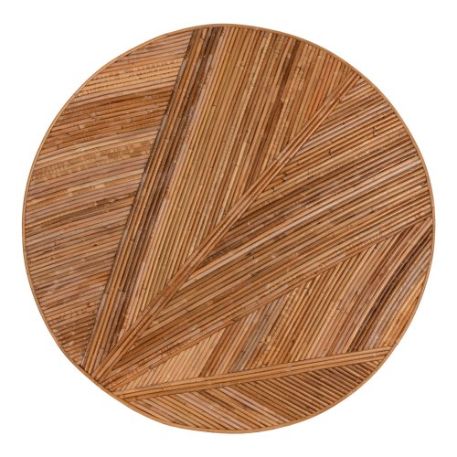 COUCHTISCH RUND GATSBY RATTAN IN NATÜRLICHER FARBE Φ100x50Hcm