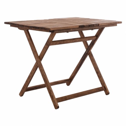 TABLE DIRECTED MASS LIME BEECH IMPETING WALNUT 100x60x75 cm.