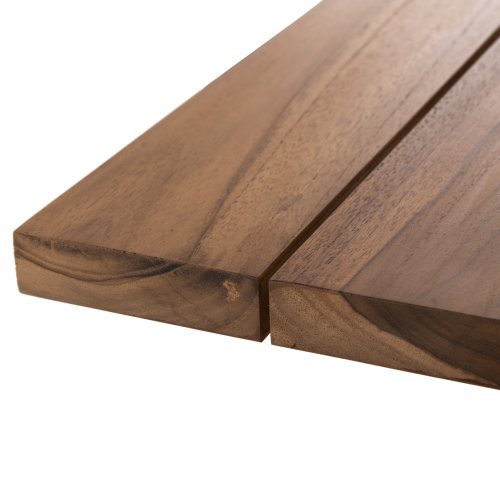 QUADRATISCHER ESSTISCH FÜR DEN AUSSENBEREICH AUS TEAKHOLZ, 60 x 60 x 75 Hcm