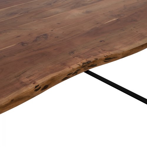 Tisch Alicia  aus massivem Akazienholz 200x95x78 cm | Baumstamm Möbel