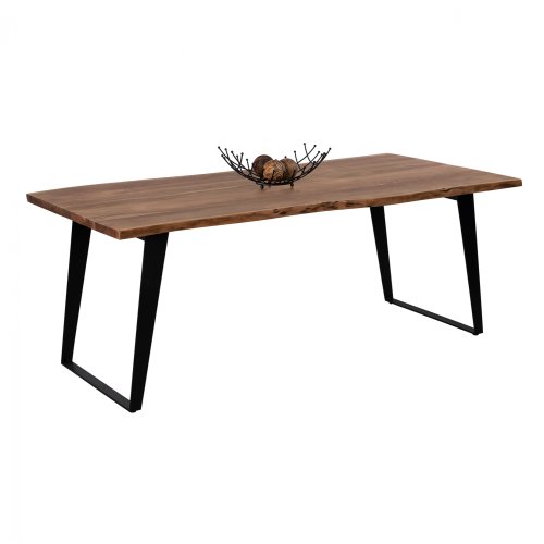 Tisch Alicia  aus massivem Akazienholz 200x95x78 cm | Baumstamm Möbel